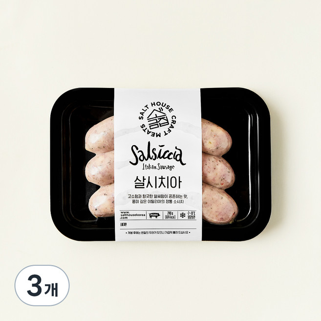 소금집 살시치아, 240g, 3개