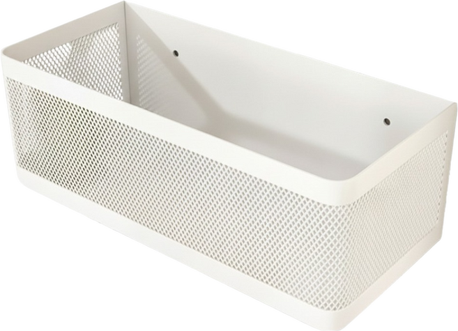 小麥購物 冰箱磁吸置物架, 白色, 1個