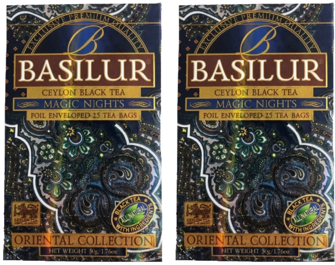 Bezilur 純錫蘭茶魔幻之夜, 2g, 25入, 2個