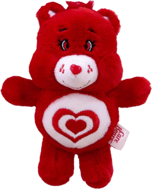 Care Bears 立體絨毛吊飾 14 x 10cm, 20.5cm, 紅色愛心, 1個