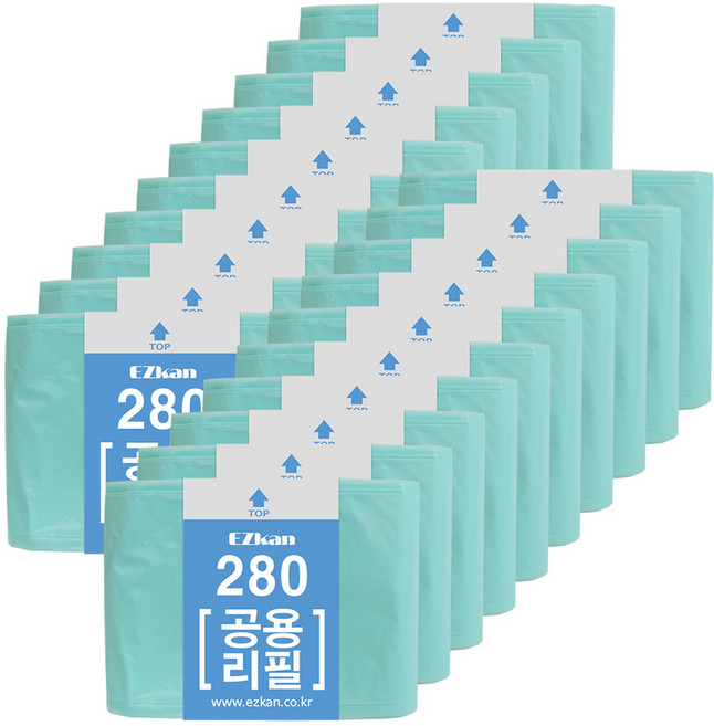 이지캔 매직 공용 리필 280 기저귀쓰레기봉투, 20개