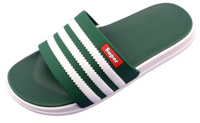 레트로무드 남녀공용 빅사이즈 슈퍼삼선 쿠셔닝 슬리퍼