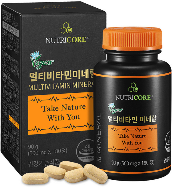 뉴트리코어 멀티비타민 미네랄, 180정, 1개