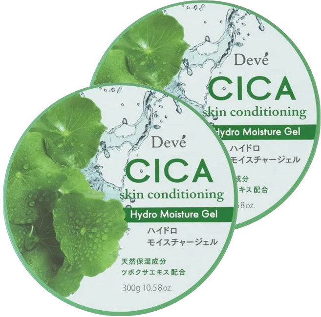 KUMANO 熊野油脂 DEVE CICA 保濕凝膠, 300g, 2罐