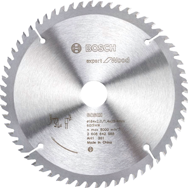 BOSCH 博世 台灣公司貨 木工圓鋸片 T40 2608642984 184 x 2.0 x 25.4, 1個