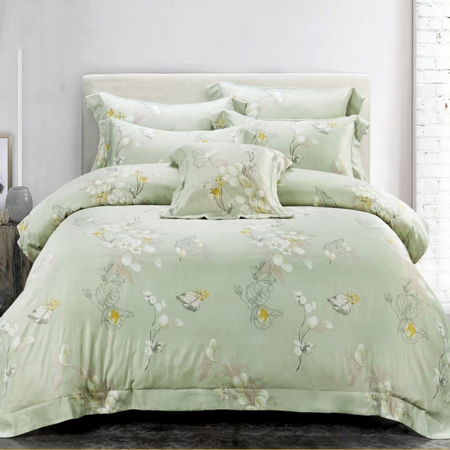 LoveCity 寢城之戀 台灣製 吸濕排汗萊賽爾天絲 舖棉四季涼被, 葉飛揚