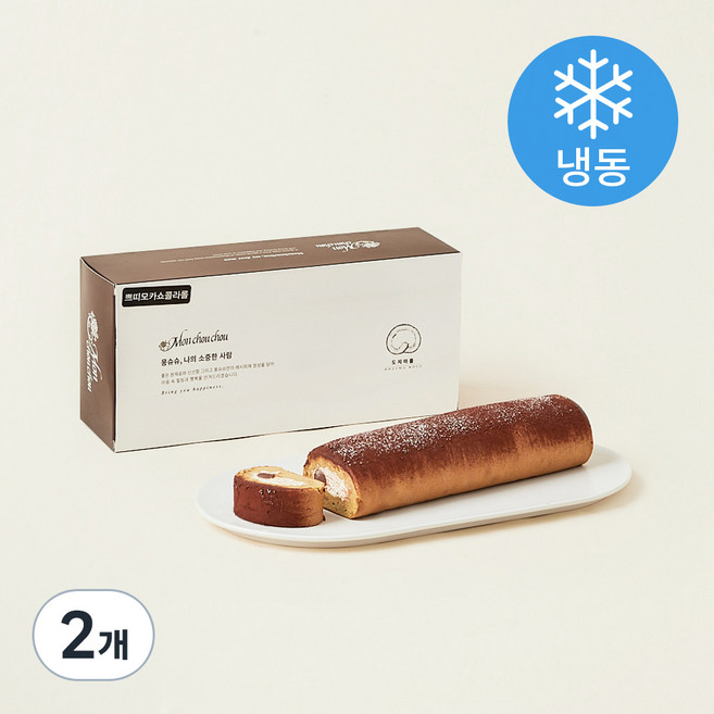 Monchouchou 쁘띠 모카 쇼콜라롤, 300g, 2개