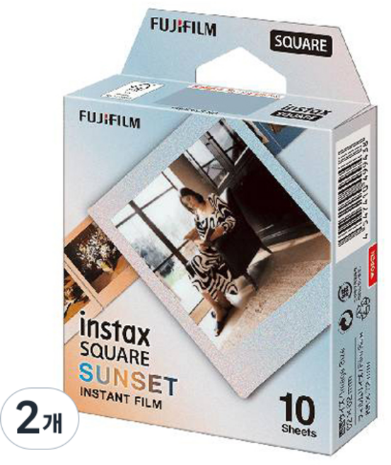 FUJIFILM 富士 instax 方形底片 日落 10入, 1011985, 2個
