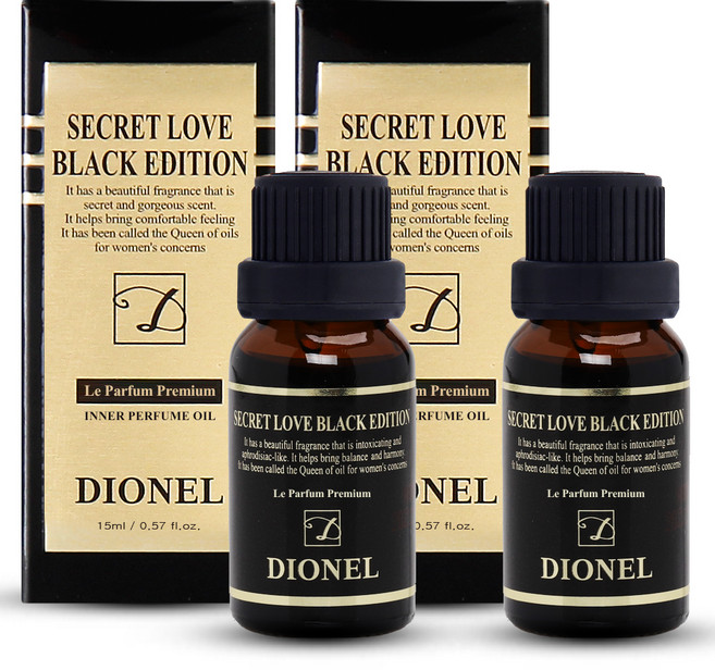 디오넬 시크릿 러브 블랙에디션, 15ml, 2개