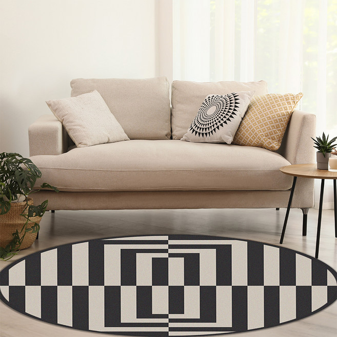 까사 리버스 라이너 원형 러그