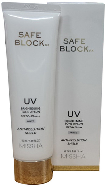 미샤 세이프 블록 RX 브라이트닝 톤업 선크림 SPF50+ PA++++, 50ml, 1개