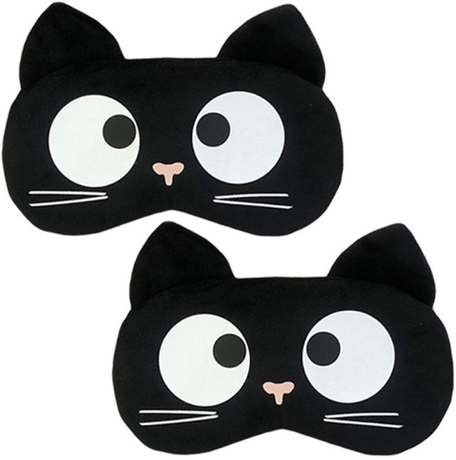 라이프팝 야옹이 캐릭터 수면안대 2p