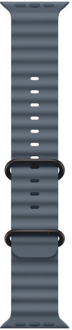 Apple 정품 2025 애플워치 오션 밴드, 49mm, One Size, 앵커 블루/블랙 티타늄