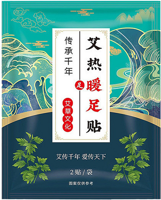 艾草暖足貼 12 x 8.5cm 10包, 1組