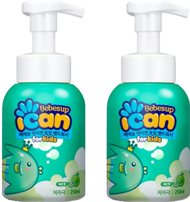 아이캔 베베숲 포밍 핸드워시 메론향, 250ml, 2개