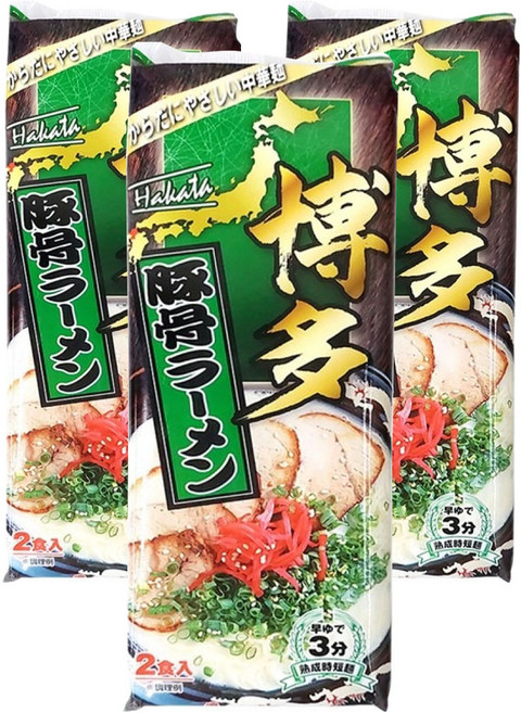멘노스나오시 하카타 돈코츠 라멘 248g, 3개