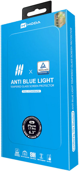 HODA 好貼 抗藍光玻璃保護貼 附無塵太空艙Lite貼膜神器, 1個