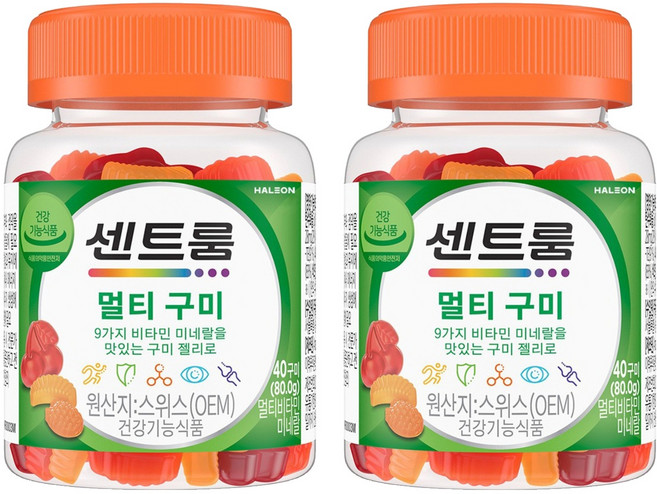 센트룸 멀티구미, 40정, 2개