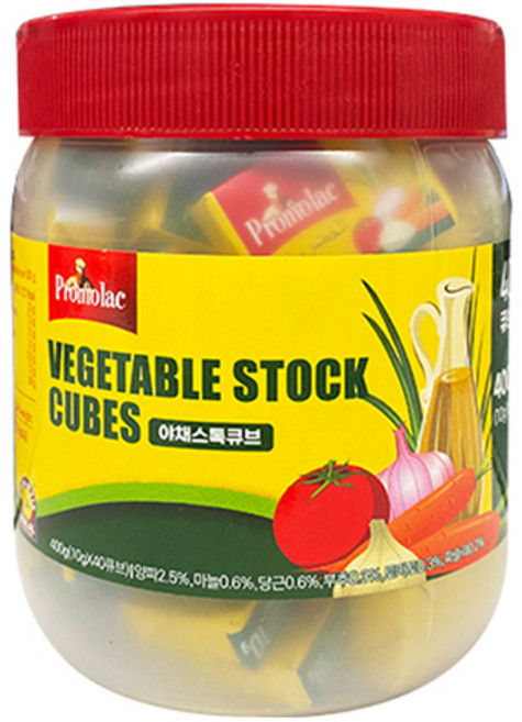 프로모락 야채스톡 큐브 40p, 1개, 400g