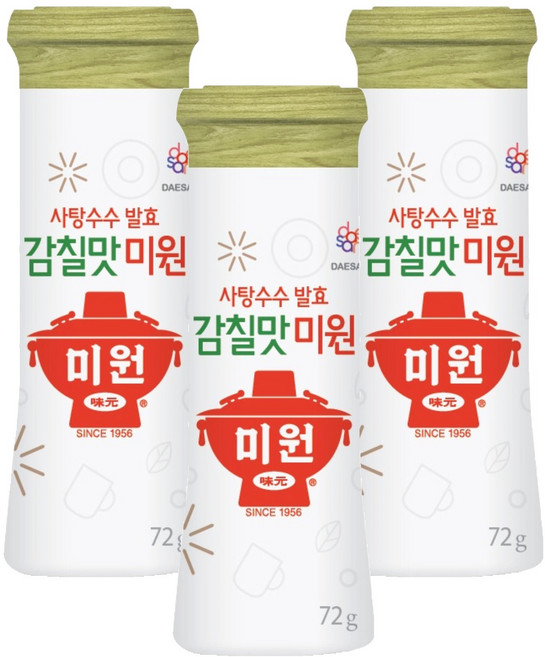 미원 대상 감칠맛, 72g, 3개