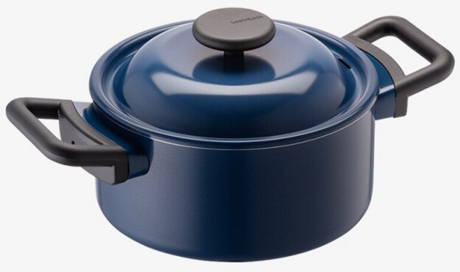 락앤락 인덕션 데꼬르 양수냄비 LDE1202IH, 20cm, 로얄네이비, 1개