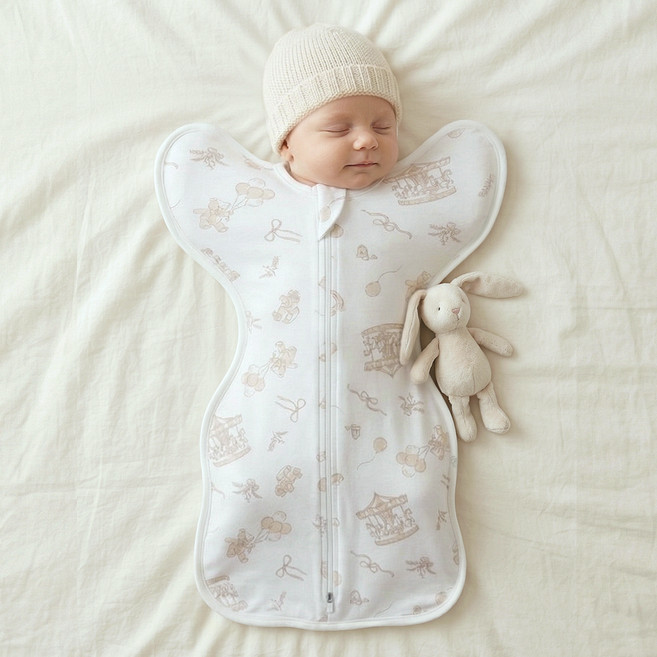 도도앤뉴 신생아용 순면 스와들 속싸개 S