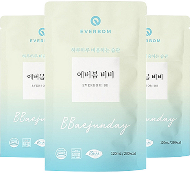 에버봄 비비, 120ml, 3개