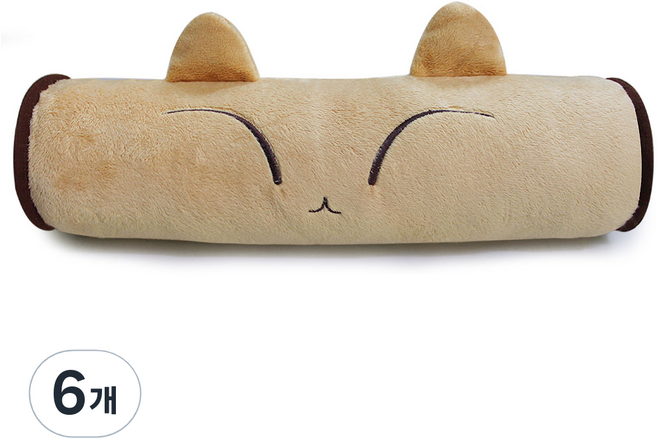 애니나라 헬로캣 차량용 목쿠션, 나루, 6개