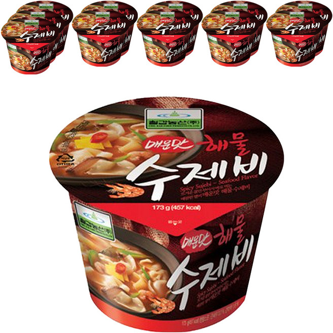 辣味海鮮麵疙瘩, 173g, 12入