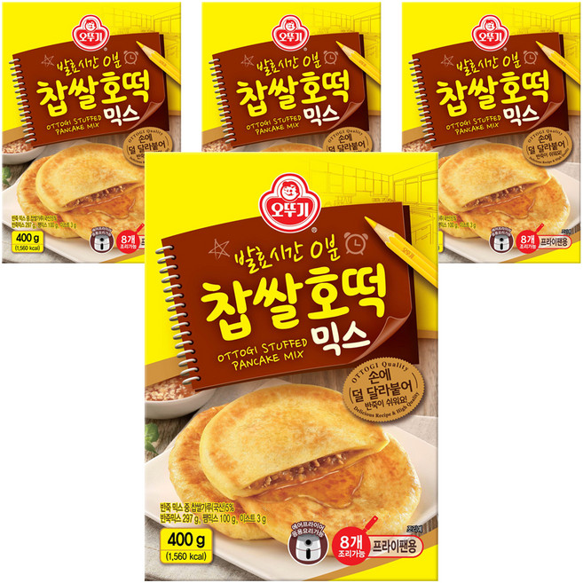 오뚜기 찹쌀호떡 믹스, 400g, 4개