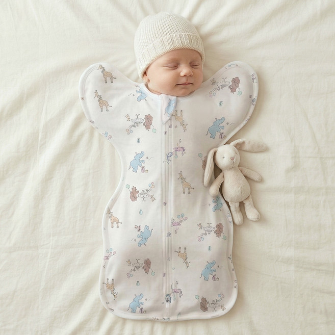 도도앤뉴 신생아용 순면 스와들 속싸개 S