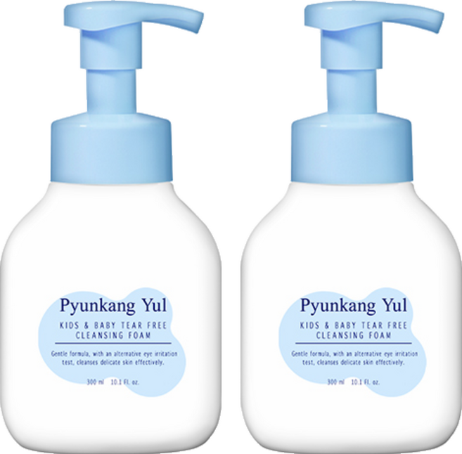 편강율 키즈 앤 베이비 티어프리 클렌징폼 오렌지향, 300ml, 2개