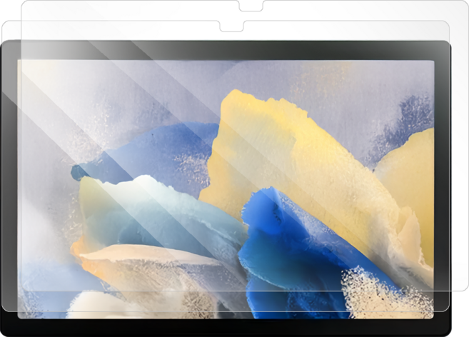 ANTIAN Samsung Galaxy Tab A8 全屏鋼化玻璃螢幕保護貼 滿版防爆防刮 玻璃貼 2件組 141MY2320-TM, 1組