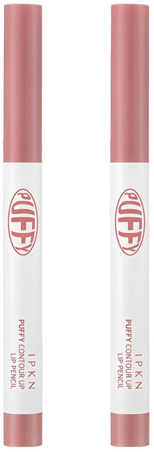 입큰 퍼피 컨투업 립 펜슬 0.8g, 02 로즈베리 칩, 2개