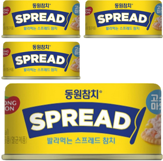동원 고소마요 참치 스프레드, 100g, 4개