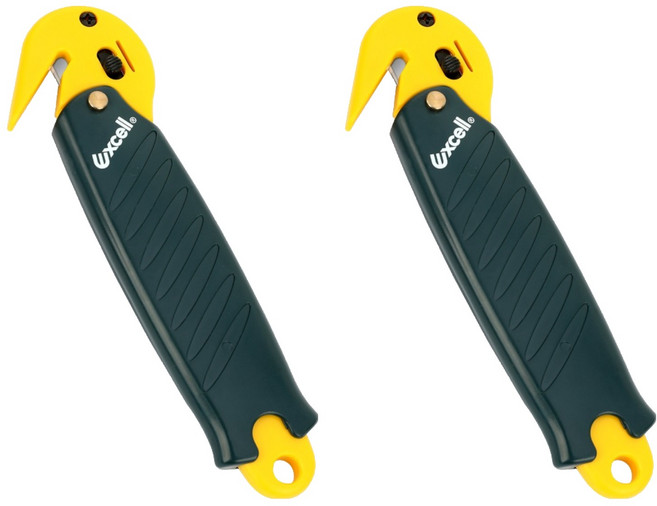 excell 스트레치필름 슬라이딩 멀티 커터 HP-256BGY, 혼합색상, 2개