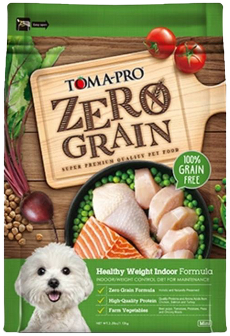 TOMA-PRO 優格 室內犬用 低活動量體重管理配方 零穀小顆粒乾糧, 1.13kg, 1個, 雞肉