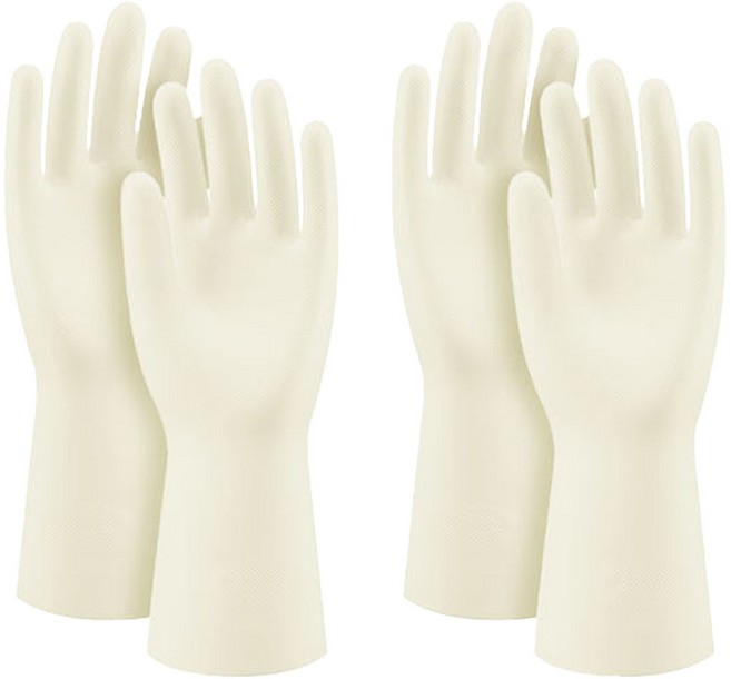 comet 耐用丁腈橡膠手套, 中( M), 2組, 白色