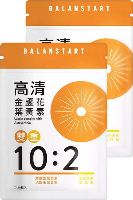 永豐 人可和 高清葉黃素+蝦紅素, 30顆, 2包