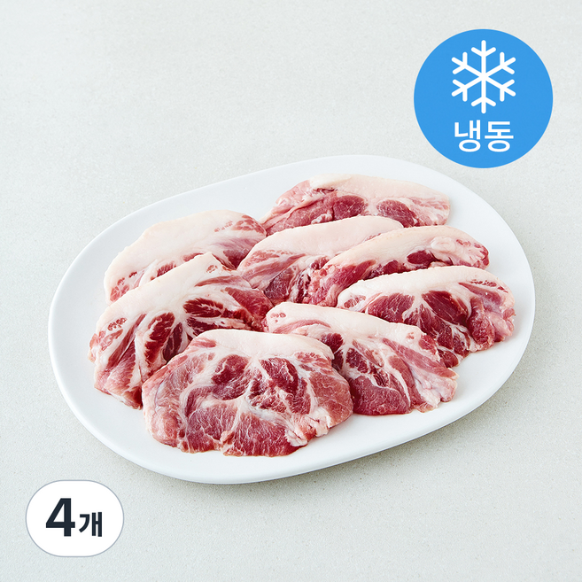 포크밸리 국내산 꼬들살 (냉동), 4개, 400g