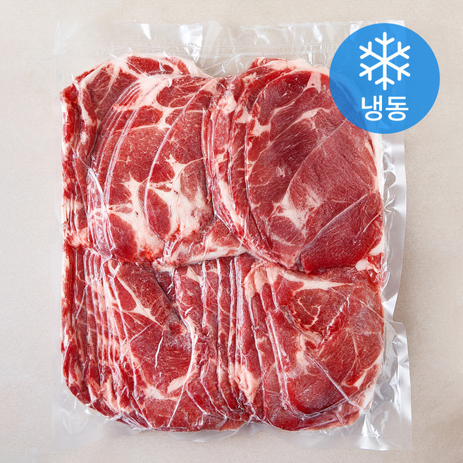 고급진 미국산 목전지 3mm 슬라이스 구이용 (냉동), 1개, 3kg