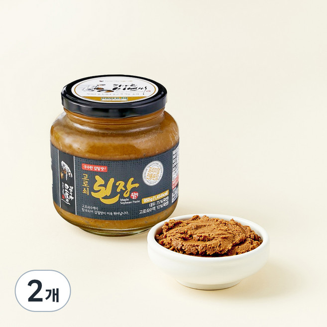 피아골미선씨 전통식품 인증 프리미엄 고로쇠된장, 950g, 2개