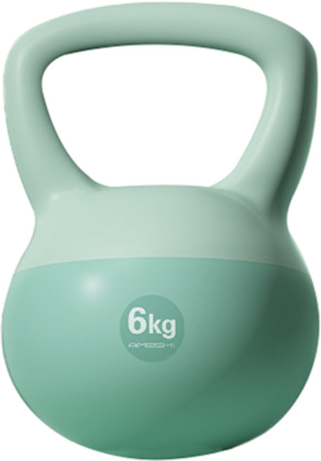 로이윙 코어 PVC 케틀벨, 그린, 6kg, 1개