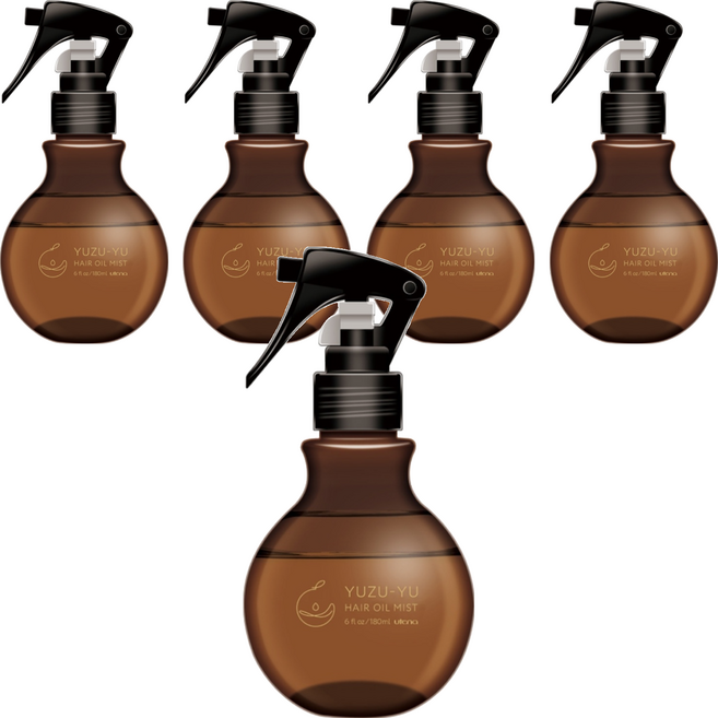 utena 佑天蘭 柚子天然頭髮護理噴霧 零油感 瞬效柔順, 180ml, 5瓶