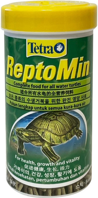 Tetra 德彩 兩棲爬蟲條狀飼料 烏龜飼料 T254, 250ml, 1瓶