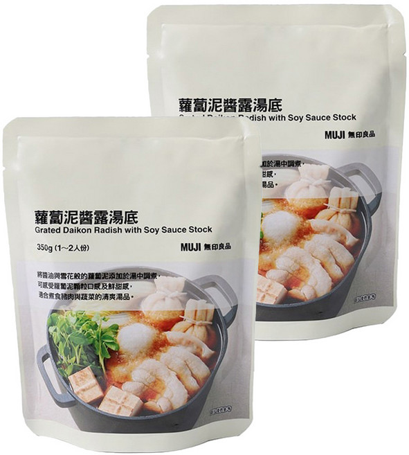 MUJI 無印良品 蘿蔔泥醬露湯, 350g, 2包
