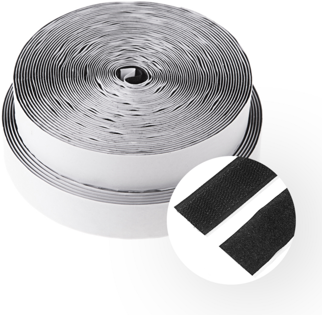 코멧 홈 롤타입 찍찍이 테이프 25mm x 10m, 1개