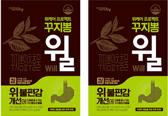 윌 위케어 프로젝트 꾸지뽕 15p, 270ml, 2개