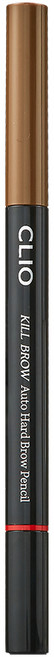 클리오 킬 브로우 오토 하드 아이브로우 펜슬 0.31g, 2호 라이트 브라운, 1개