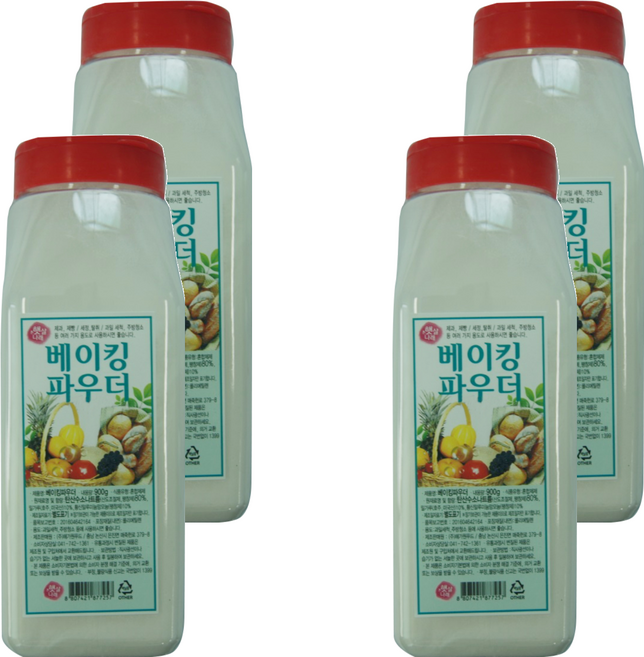 햇살나래 베이킹파우더, 900g, 4개